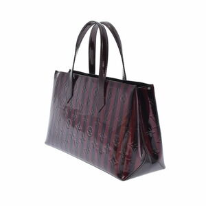 Louis Vuitton Handbag Rayeur Purple Vernis Wilshire Amarante